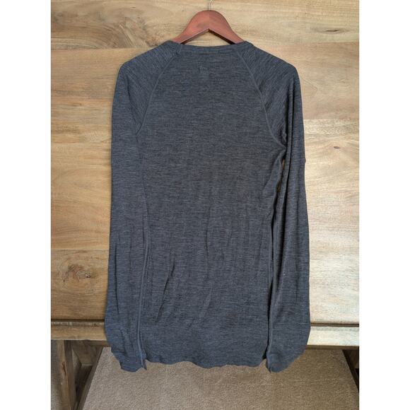 Meriwool Layers 180g Shirt Mens XL Charcoal Merino Wool Cozy Lightweight Tee NWT - Picture 2 of 5